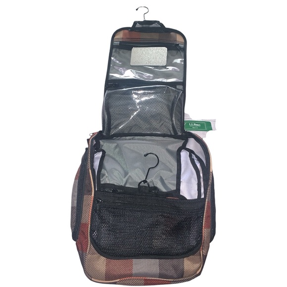 L.L.Bean Plaid Multi-Color Toiletry/Travel Bag - Picture 3 of 6